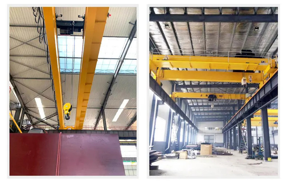 5-75t European Overhead Crane Double Beam Eot Crane การควบคุมอินเวอร์เตอร์ความถี่ VVF