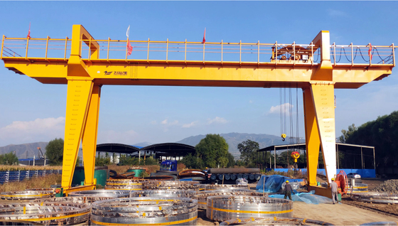 Outdoor Double Girder เดินทาง Gantry Crane 50ton 100ton