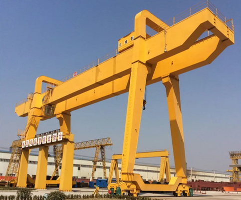 Outdoor Double Girder เดินทาง Gantry Crane 50ton 100ton
