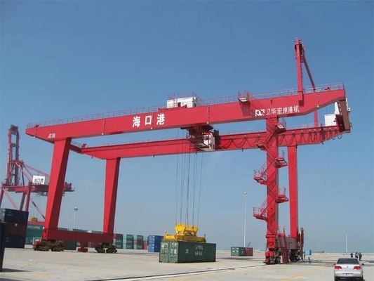 ตู้คอนเทนเนอร์ขนาด 50/10 ตัน 20 ' 40' RMG Rail Mounted Container Gantry Crane