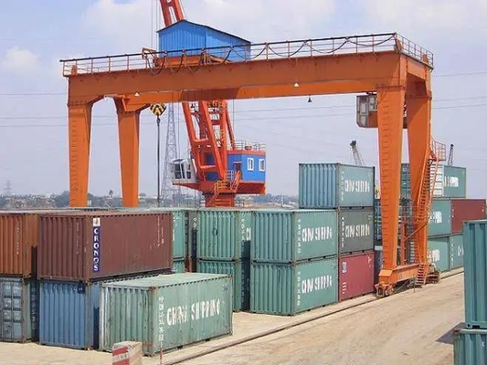 ตู้คอนเทนเนอร์ขนาด 50/10 ตัน 20 ' 40' RMG Rail Mounted Container Gantry Crane