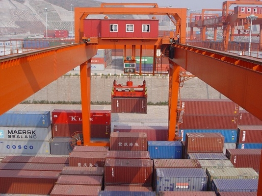 ตู้คอนเทนเนอร์ขนาด 50/10 ตัน 20 ' 40' RMG Rail Mounted Container Gantry Crane