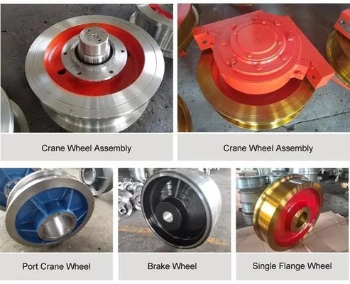Steel Crane Shaft Cast Ld Wheel Block Set สำหรับเครนเหนือศีรษะ