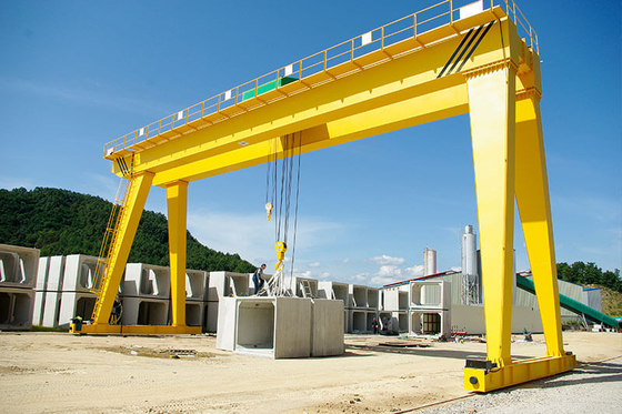 32ton Double Girder Gantry Cranes สำหรับหินแกรนิตกลางแจ้งและหินอ่อนยก