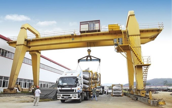 32 Ton Marble Electric Double Girder Portal Gantry Cranes รุ่น Mg