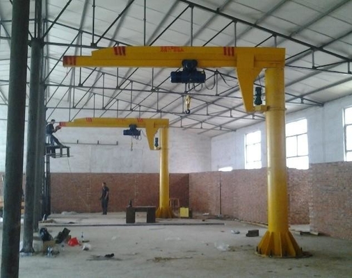 รอกไฟฟ้าหมุนเสา กลไกการยก Jib Crane โหลด 20t