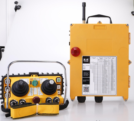 F24-6D Telecrane 6 ปุ่ม 2 ความเร็ว เครนไร้สาย รีโมทคอนโทรล อุตสาหกรรม