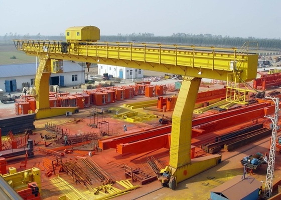 5T-32T เครนติดตั้งบนราง 380V 60HZ 3 เฟสหินหินอ่อน Crane