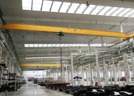 JB T1306-94 เครนเหนือศีรษะคานเดี่ยวของ Santo 10 Ton SG EOT Crane