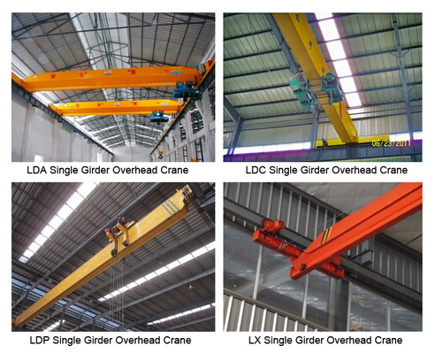 Q235 Q345B LDP เครนเหนือศีรษะแบบไฟฟ้า A3 A4 เครนเหนือศีรษะแบบ Headroom ต่ำ