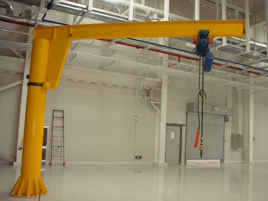หมุนสวิงอาร์ม Jib Crane รอกอุปกรณ์เสาเสา Jib Crane