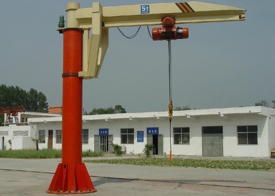 หมุนสวิงอาร์ม Jib Crane รอกอุปกรณ์เสาเสา Jib Crane