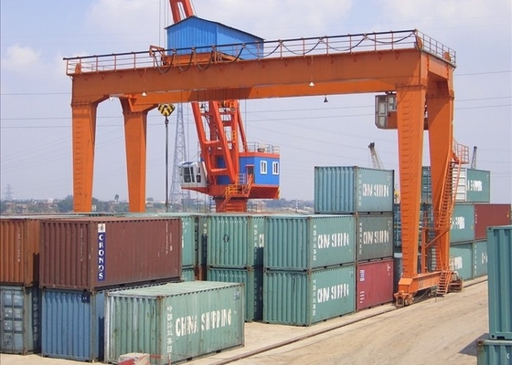 35-50T Rail Mounted Stacking Cranes 45m/Min Double Girder Gantry Crane