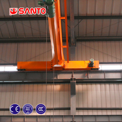 เครนเหนือศีรษะคานเดี่ยวอุตสาหกรรม ISO 1T ถึง 20T พร้อมรอกไฟฟ้า