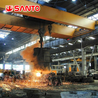 16/3.2T ถึง 75/20T A6 A7 A8 เครนเหนือศีรษะอุตสาหกรรมสำหรับการผลิตเหล็ก