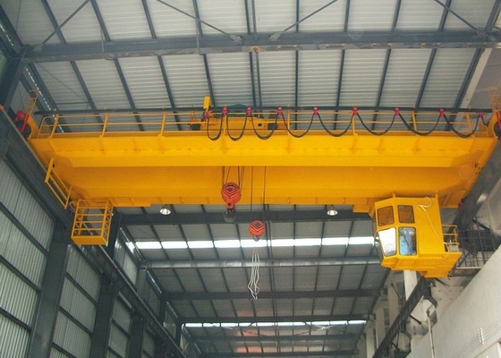 Heavy Duty QD 5-50/10T เครนเหนือศีรษะคานคู่ ODM Rail Mounted Gantry Crane