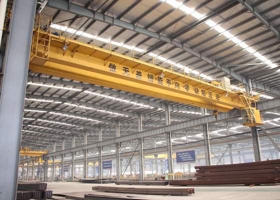 Heavy Duty QD 5-50/10T เครนเหนือศีรษะคานคู่ ODM Rail Mounted Gantry Crane