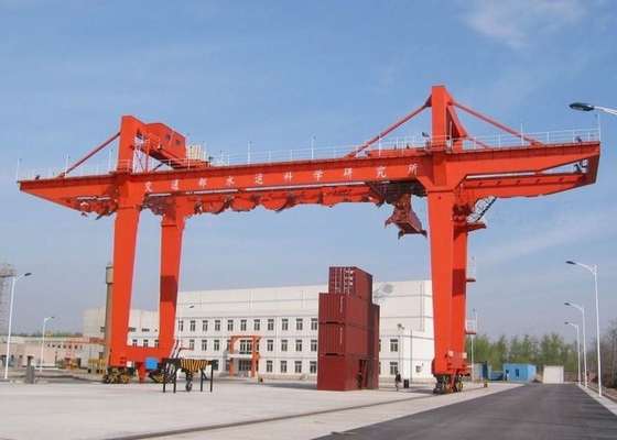 Truss Type 500T คานคู่โครงสำหรับตั้งสิ่งของเครน 28.5M ช่วงเครนเหนือศีรษะกลางแจ้ง