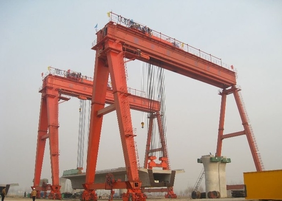 220V 480V 20 Ton Double Girder Gantry Crane A3 A8 เครนเหนือศีรษะสำหรับงานหนัก