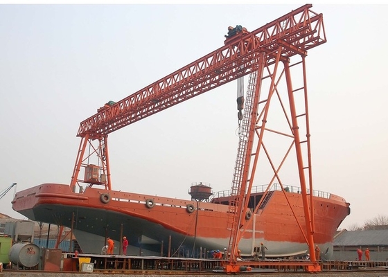 220V 480V 20 Ton Double Girder Gantry Crane A3 A8 เครนเหนือศีรษะสำหรับงานหนัก