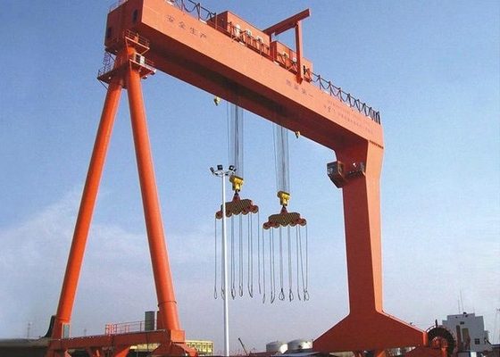 ODM Workshop Electric Double Girder Gantry Crane สำหรับการโหลดวัสดุ