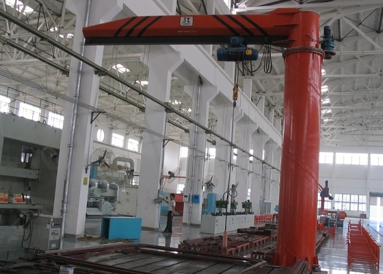 หมุนสวิงอาร์ม Jib Crane รอกอุปกรณ์เสาเสา Jib Crane