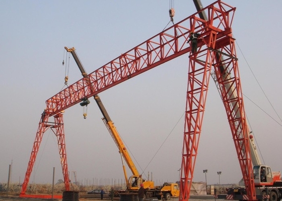 5T 10T 20T A Frame Single Beam Gantry Crane สินค้าลานหินอ่อนหินแกรนิต Crane