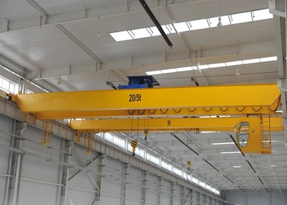 เสียงรบกวนต่ำน้ำหนักเบาเครนเหนือศีรษะยุโรป 7.5m-31.5m Span Bridge และ Trolley Crane