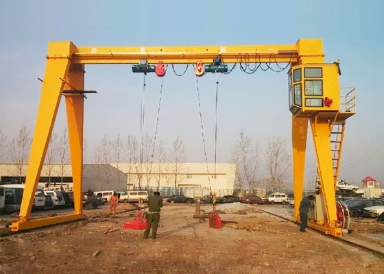 10 Ton 16 Ton 20 Ton Single Beam Gantry Crane Outdoor โดยใช้รุ่น MH