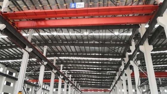 CE 20T 50T 100T เครนเหนือศีรษะแบบยุโรป HMI CMAA Electric Gantry Crane Hoist