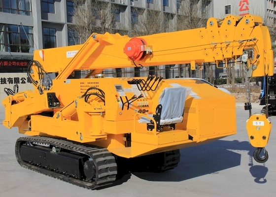 ส่วนลด 3T Spider Crawler Crane รีโมทคอนโทรลไร้สาย 3ton 5ton 8ton