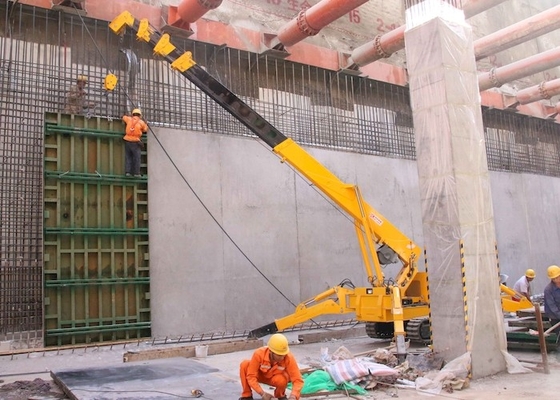 3 Ton Spider Crawler Crane สำหรับงานเหล็ก