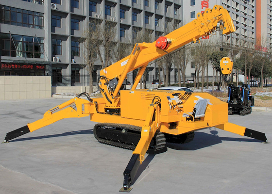 3 Ton Spider Crawler Crane สำหรับงานเหล็ก