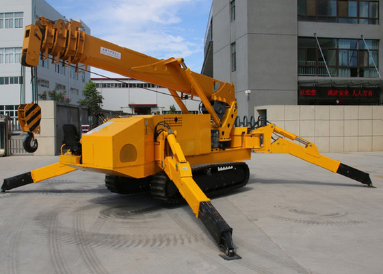 ส่วนลด 3T Spider Crawler Crane รีโมทคอนโทรลไร้สาย 3ton 5ton 8ton