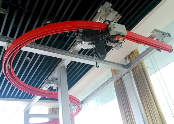 ช่วง 3m ถึง 12m ​​Workshop ฝ้าเพดาน KBK Crane พร้อมรอกไฟฟ้า