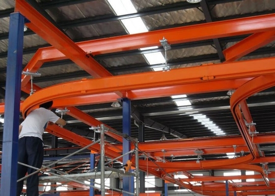 ช่วง 3m ถึง 12m ​​Workshop ฝ้าเพดาน KBK Crane พร้อมรอกไฟฟ้า
