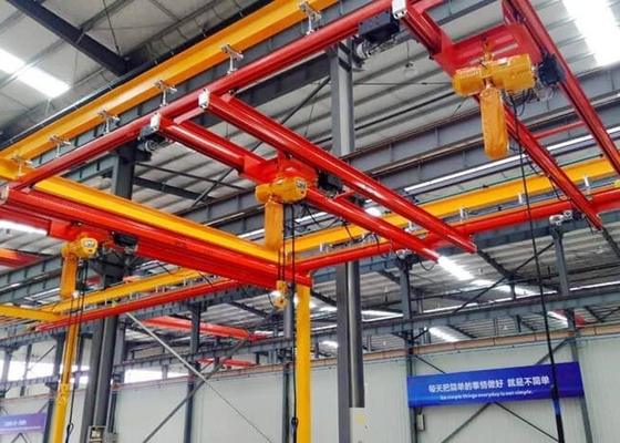 1T ถึง 3.2T KBK Light Crane System KBK Hoist Workstation Lifting Systems