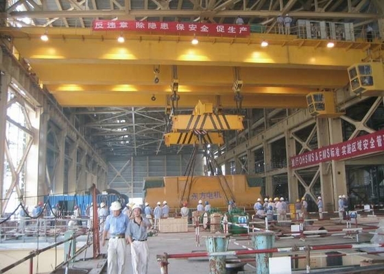 รีโมทคอนโทรล 10.5M-31.5M ช่วง 50T DG EOT Crane สำหรับโรงงานเหล็ก