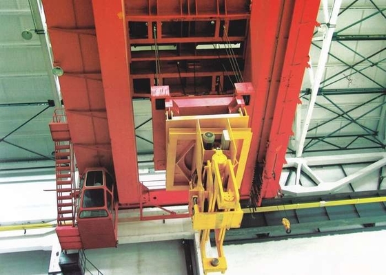 CE ISO Double Girder EOT Crane 7-35m เครนเหนือศีรษะแบบ Double Beam ไฟฟ้า