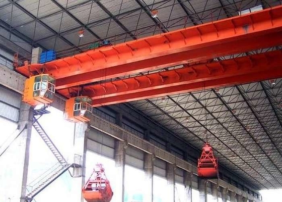 ISO CE Red A5-A8 เครนสะพานคานคู่สำหรับโรงงานผลิต