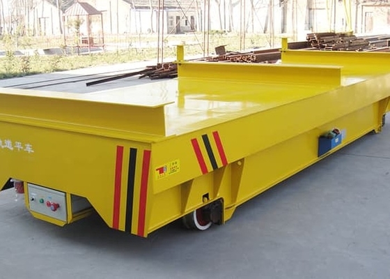 รถเข็นโอนไฟฟ้า 25m / นาทีที่ทนทานสำหรับการขนส่งคลังสินค้า
