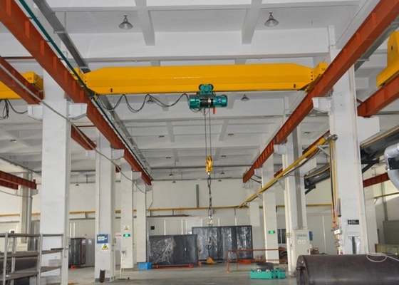 1Ton ถึง 10Ton วิทยุไร้สายรีโมทคอนโทรลเครนเหนือศีรษะ Single Beam Bridge Crane