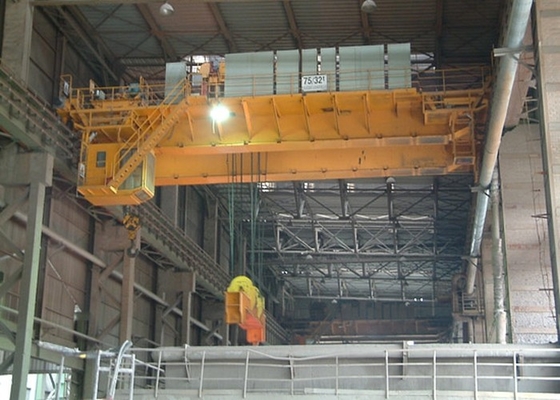 380v 50hz โรงถลุงเหล็กเครน 20/5 ตันถึง 63/10 ตันโรงหล่อโลหะเครน