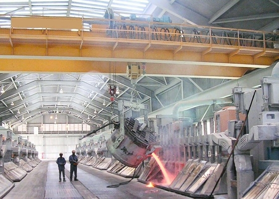 การควบคุมความถี่ ODM 30-70m/Min Steel Mill Crane Double Girder