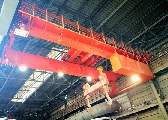 QDY เครนเหนือศีรษะโรงถลุงเหล็ก 320t เครนยกของพร้อมตะขอคู่