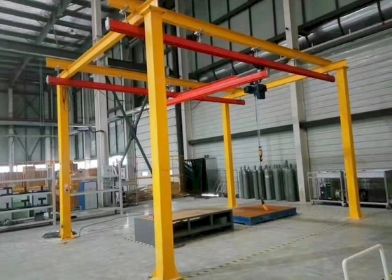 ไม่มีเสียงรบกวน A3 KBK Manual Bridge Crane การทำงานที่ราบรื่นของ Deadweight ต่ำ