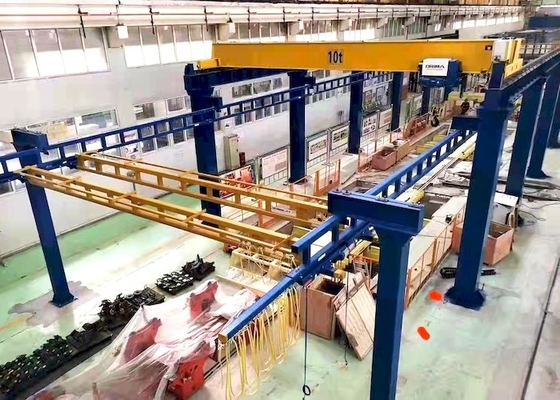 ไม่มีเสียงรบกวน A3 KBK Manual Bridge Crane การทำงานที่ราบรื่นของ Deadweight ต่ำ