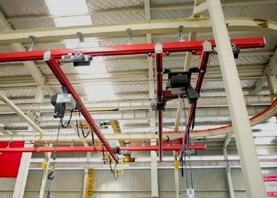 1T ถึง 3.2T KBK Light Crane System KBK Hoist Workstation Lifting Systems