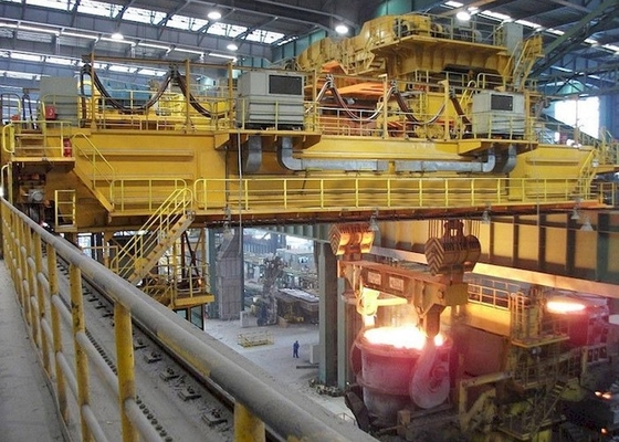 JB T7688 125/32-320/80 Ton Steel Mill Crane Metal Smelting Workshop เครนยก
