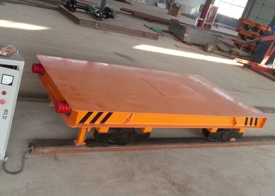 รถเข็นขนย้ายไฟฟ้าแบบ Heavy Duty บนราง 10 ตันถึง 100 ตันโอนรถเข็น